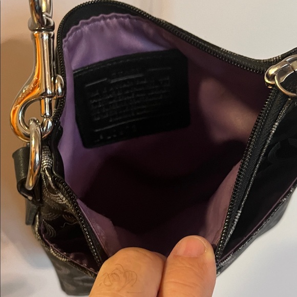 Coach Op Art Crossbody Bag in Signature Coated Canvas - Picture 9 of 10